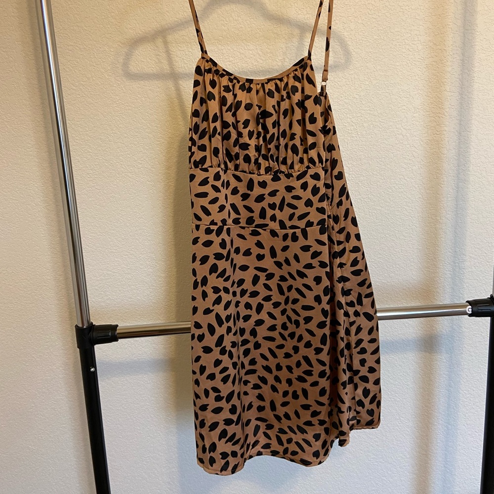 Missguided Cheetah Print Mini Dress